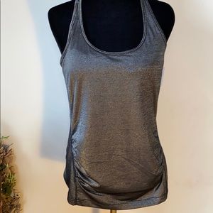 Sparkly tank with built in bra gap maternity NWT